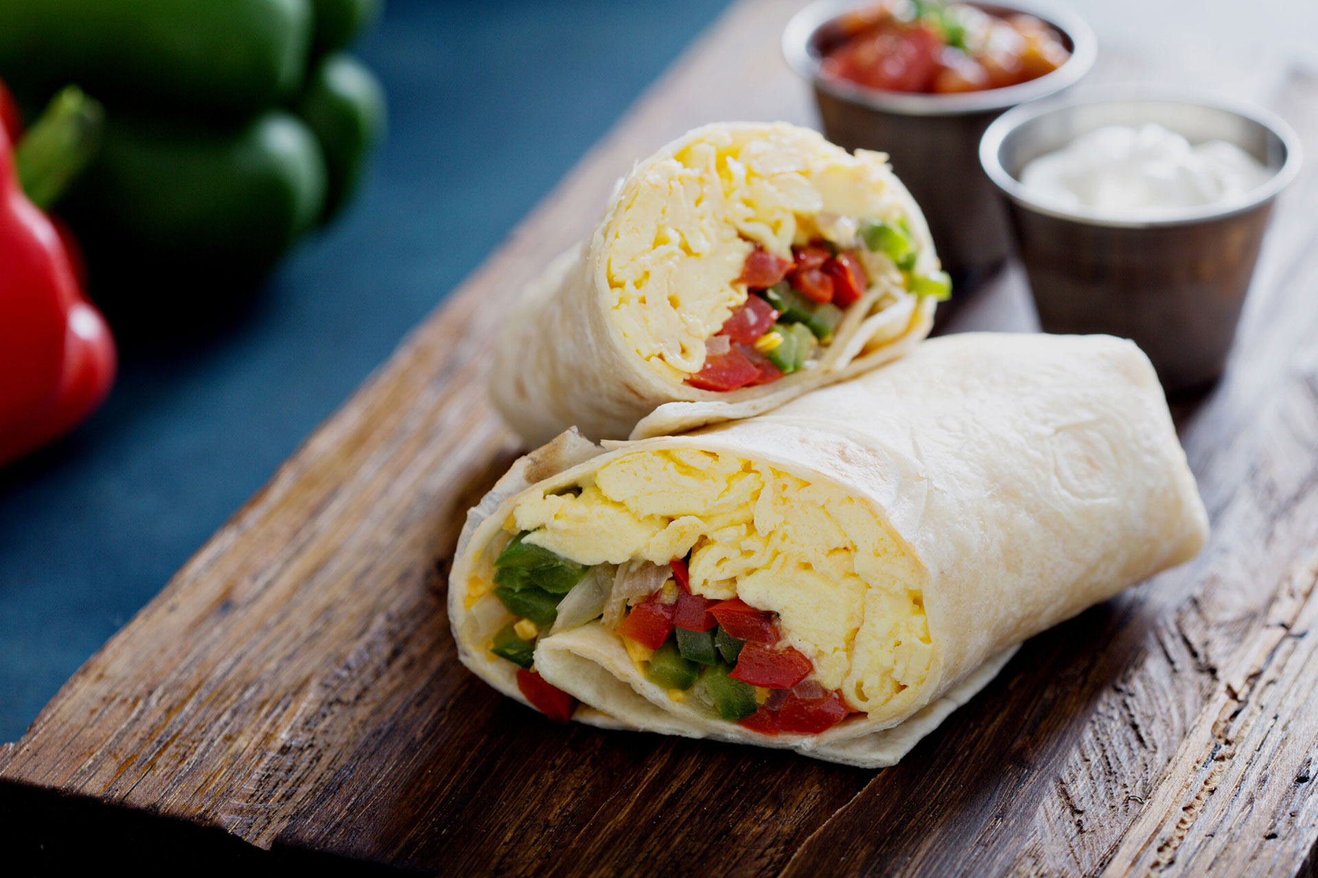 Veggie Breakfast Burritos - Peas and Crayons Blog