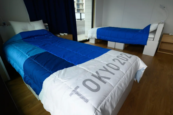 Beds at the Tokyo Olympics